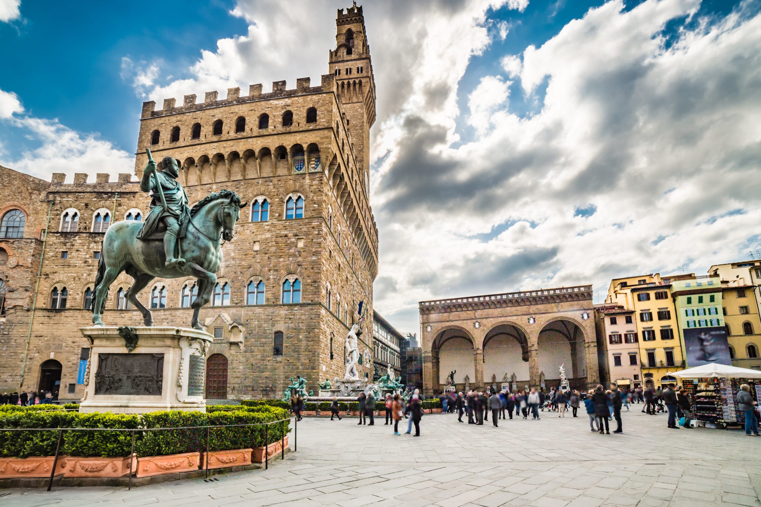 Lordship,Square,In,Florence,,Italy